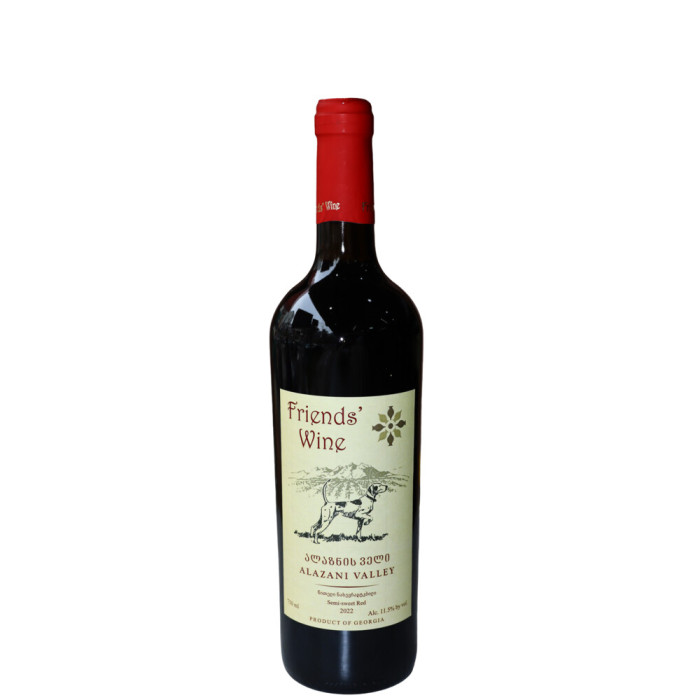 Friends' Wine Alazani Valley red semi-sweet 2022